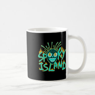 Caneca De Café Retro Spooky Skull Dia de as Bruxas engraçado 2 La