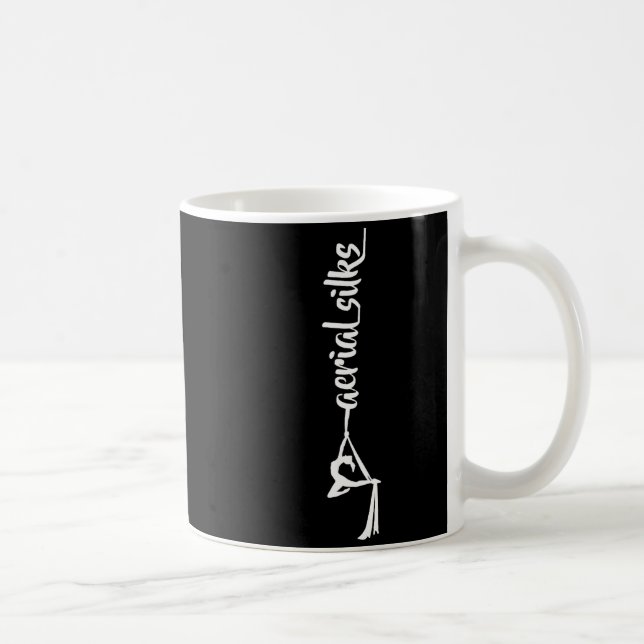 Caneca De Café Retro Srt Aerial Silks Quote Funny Basic  (Direita)