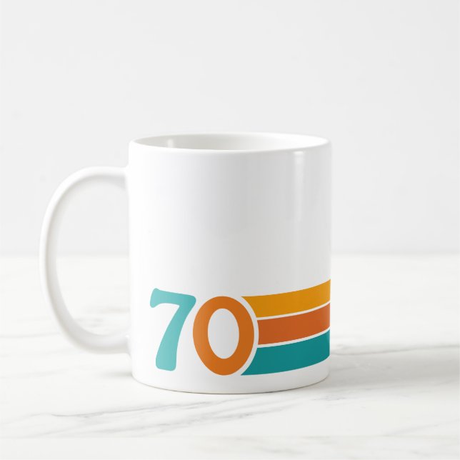 Caneca De Café Retro Sunset 70 (Esquerda)