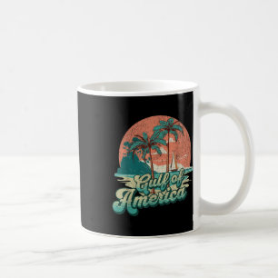 Caneca De Café Retro Sunset Beach Vibes - Golfo Dos Eua, América