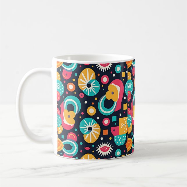 Caneca De Café Retro Themed Mug (Esquerda)