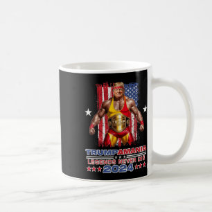 Caneca De Café Retro Trump Funny Luta Meme Trumpamania 2024