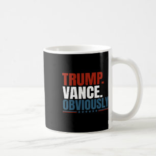 Caneca De Café Retro Trump Vance Obviamente Eleição Donald Trump
