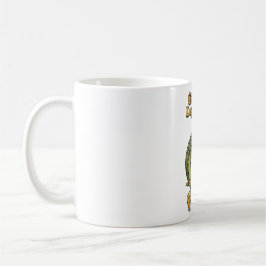 Caneca De Café Retro Turtle Legendary Calm White Mug