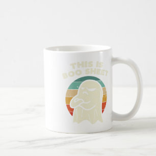 Caneca De Café Retro Twas The Carbs M'lord Funny Fat Ghost Spooky
