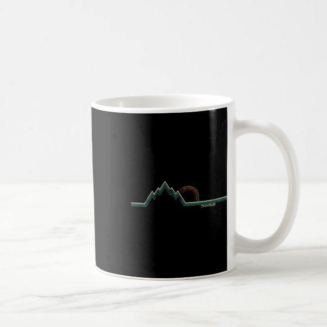 Caneca De Café Retro Twin Peaks  (Direita)