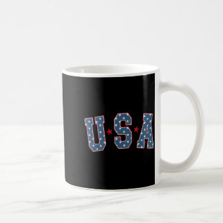 Caneca De Café Retro USA Estrela 4 de Julho Patriótico Independên