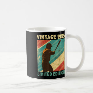 Caneca De Café Retro Vintage 1955 Baseball Lover Limited Edition