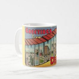 Caneca De Café Retro Wilmington Delaware Mug