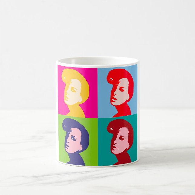 Caneca De Café Retro Women Pop Art (Criador carregado)