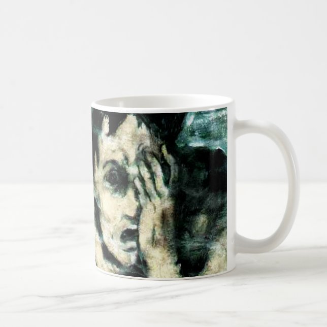 Caneca De Café Retroceda dentro o olho (a caneca) (Direita)
