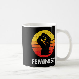 Caneca De Café Retron Vintage, 70 anos, feminista anarquista é ig