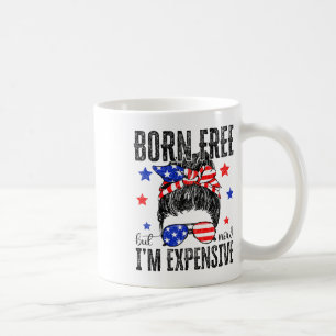 Caneca De Café Retrorna sem Nascer, mas agora sou caro 4 de julho