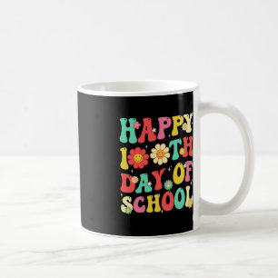 Caneca De Café Retros 100 Dias De Professores Estudantes 100º D