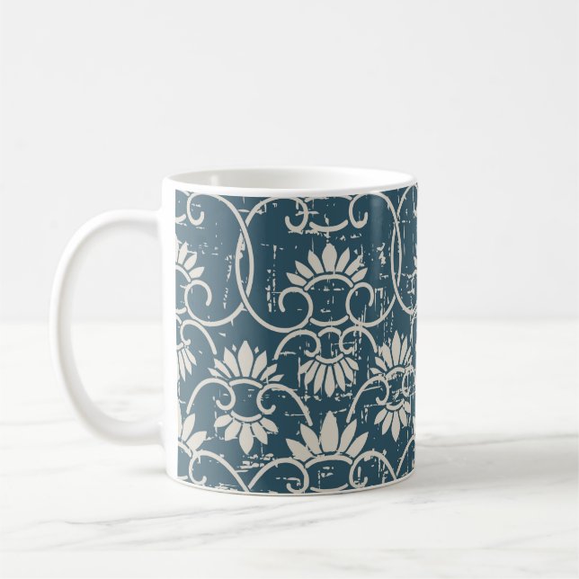 Caneca De Café Retrovisor antigo, retrorado vestido fora de plano (Esquerda)