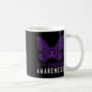 Caneca De Café Rett Síndrome Conscientização Borboleta Rouxinol R