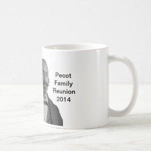 Caneca De Café Reunião de família 2014 de Pecot