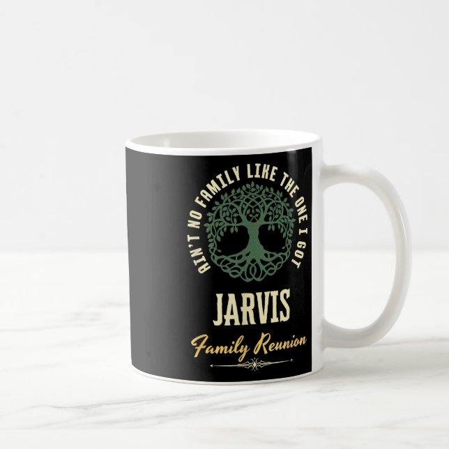 Caneca De Café Reunião Familiar 2025 Design de Combinação - Jarvi (Direita)