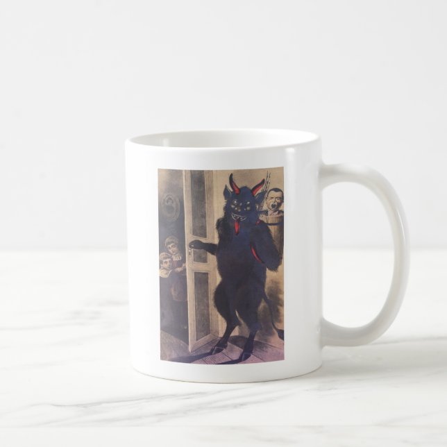 Caneca De Café Reunião Familiar do Krampus (Direita)