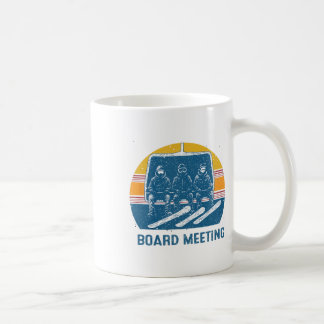 Caneca De Café Reuniões de Conselho Reunião de Snowboard Snowboar