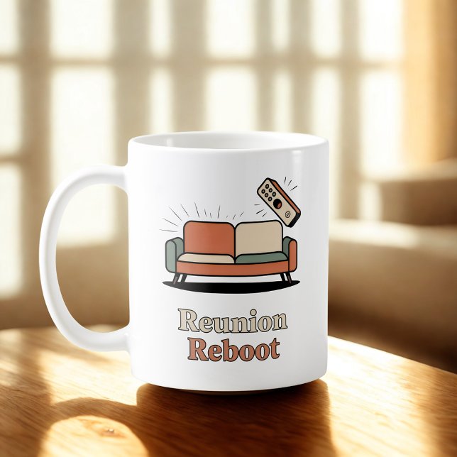 Caneca De Café Reunion Reboot | Holiday Chaos Humor (Criador carregado)