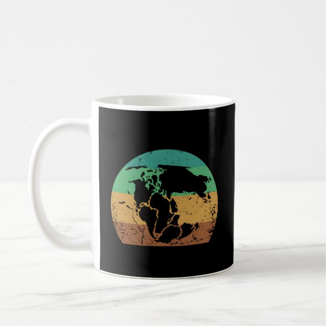 Caneca De Café Reunite Pangea Geologista (Esquerda)