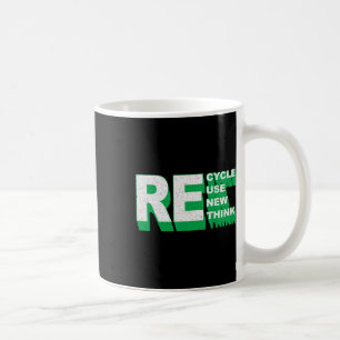 Caneca De Café Reutilização do reciclar Renovar Repensar Crise Am