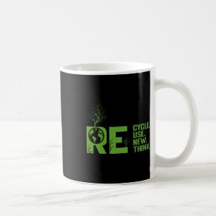 Caneca De Café Reutilização do reciclar Renovar Repensar Crise Am