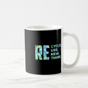 Caneca De Café Reutilização do reciclar Renovar Repensar Crise Am