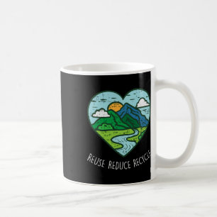 Caneca De Café Reutilize Gi Ambientalista do Dia da Terra Reduzid