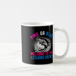 Caneca De Café Revelação De Gênero Rosa Ou Azul Bem-vindo à Pesca