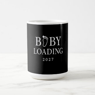 Caneca De Café Revelação de Gravidez Engraçada 2027