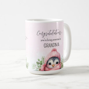 Caneca De Café Revelação de Gravidez Promovida à Vovó Menina