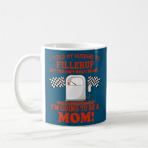 Caneca De Café Revelação de Gravidez Vou Ser Mãe Engraçado