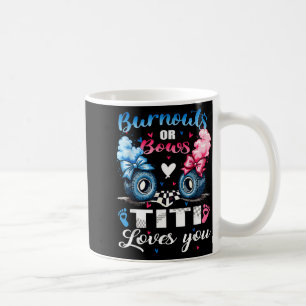 Caneca De Café Revelação do sexo Burnouts ou laços titi te ama pa