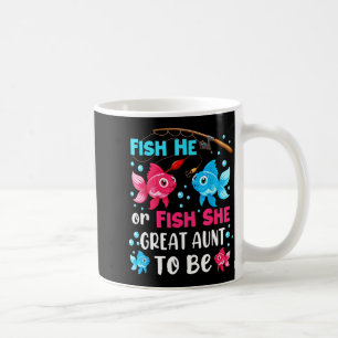 Caneca De Café Revelação Do Sexo Do Peixe Ele Ou Peixe Ela Famíli