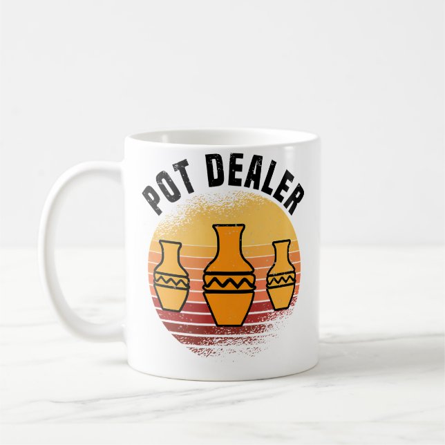 Caneca De Café Revendedor de Panela - Cerâmica (Esquerda)