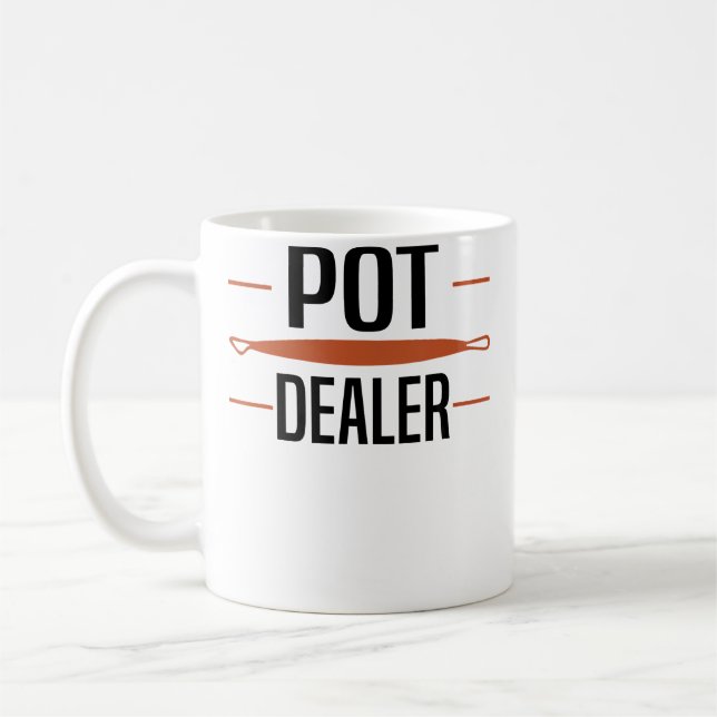 Caneca De Café Revendedor de Panelas - Cerâmica (Esquerda)