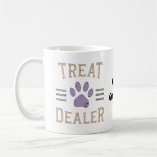 Caneca De Café Revendedor de Petiscos para Cães Design de Humor E