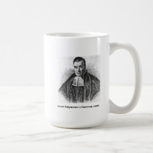 Caneca de café reverendo de Thomas Bayes