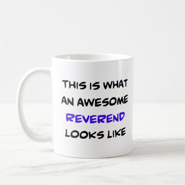 Caneca De Café reverendo, incrível (Esquerda)