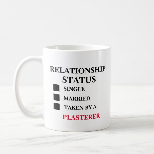 Caneca De Café Revestidor de Status de Relacionamento  (Esquerda)