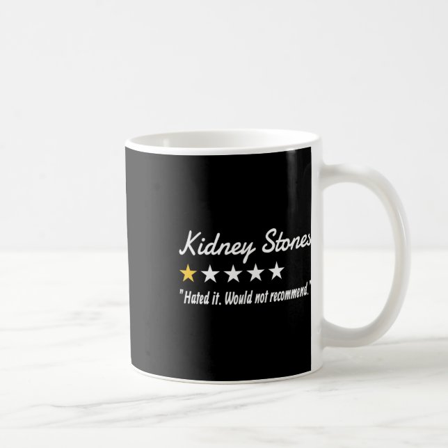 Caneca De Café Revisão de 1 estrela dos cálculos renais (Direita)