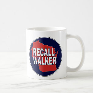Caneca De Café Revogar o governador Scott Walker