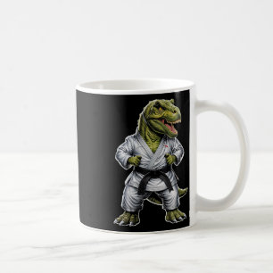 Caneca De Café Rex Artes Marciais Dinossauro Karatê Jiu-jitsu Nin