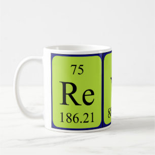 Caneca De Café Reyes periódica mesa name mug