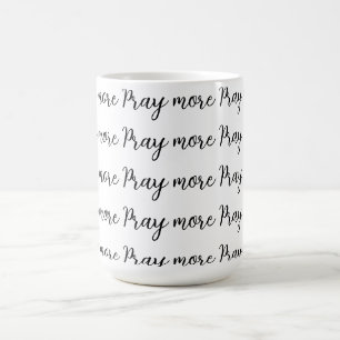 Caneca De Café Reze mais