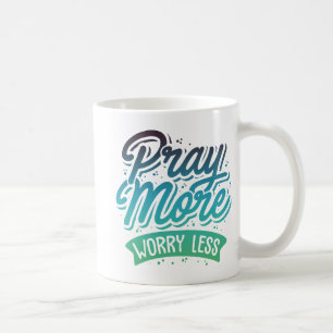 Caneca De Café Reze mais