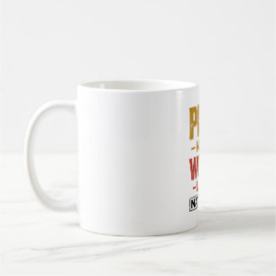 Caneca De Café Reze Mais Preocupe Menos Camisa Matthew 6_34 Desig