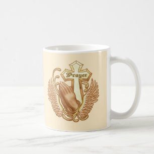 Caneca De Café Reze Sempre Cristão Cruz Mug
